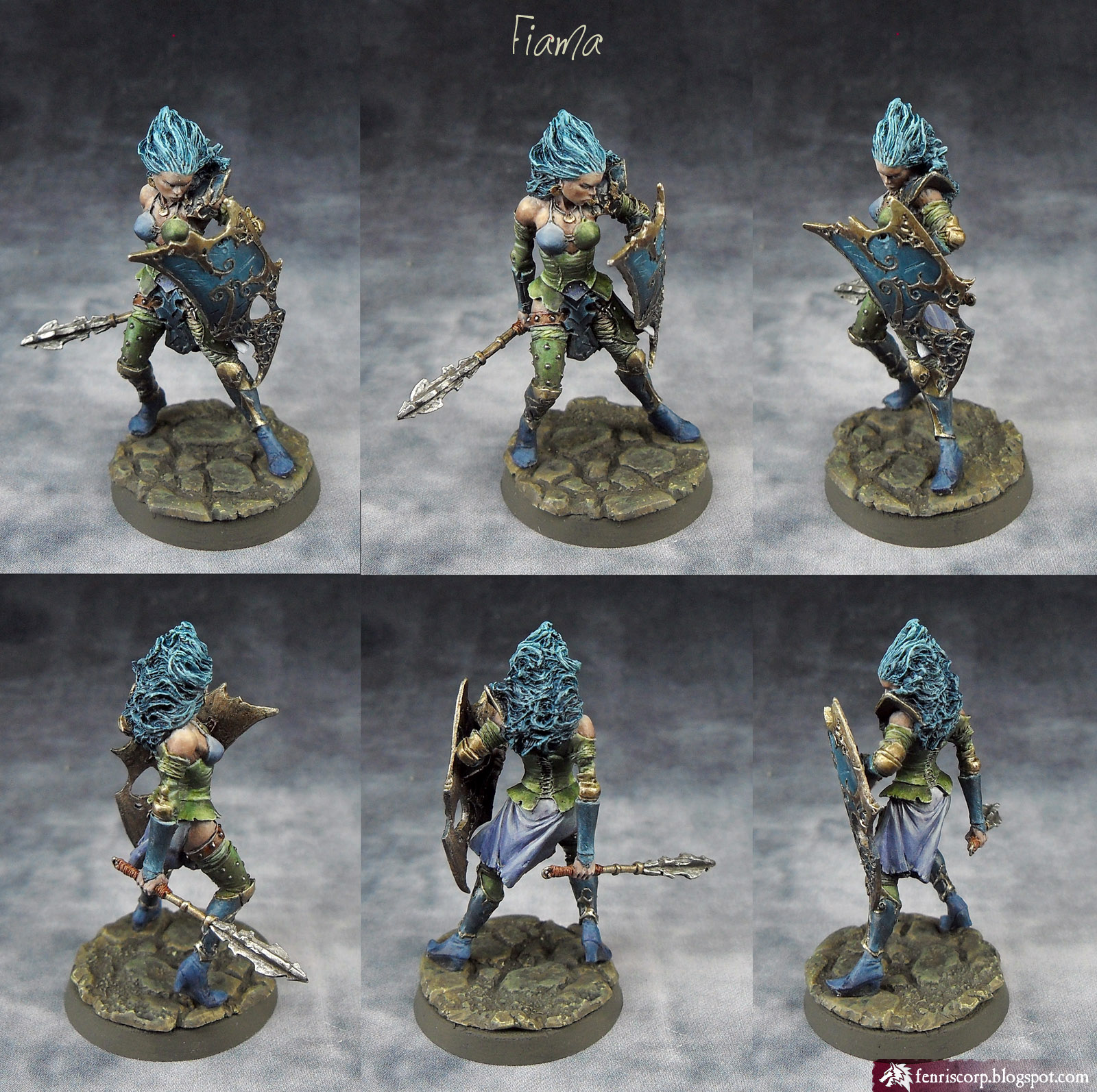 Aventuriers du Donjon - Fiama Female Warrior Paladin