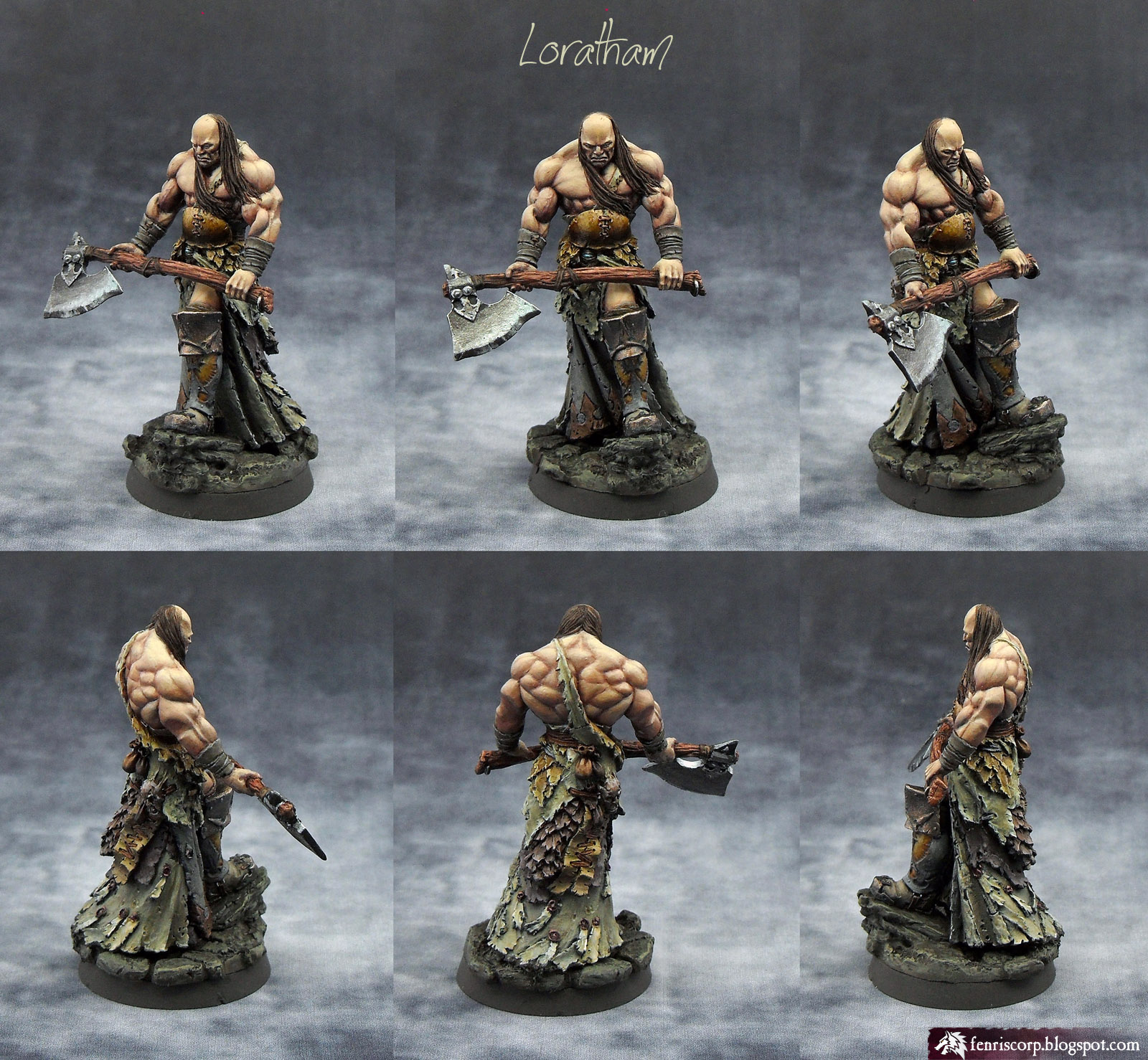 Aventuriers du Donjon - Loratham Barbare