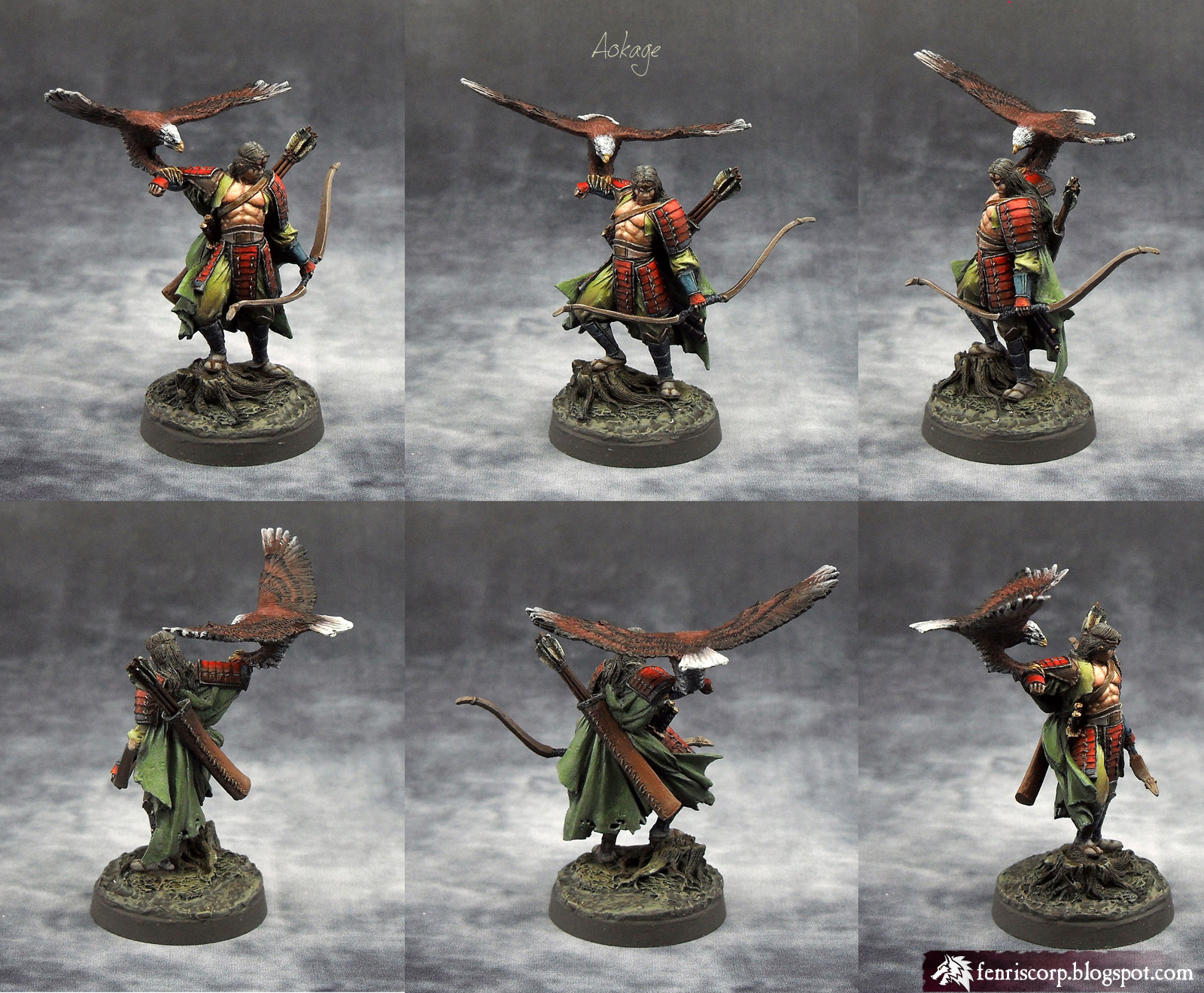 Aventuriers du Donjon - Tale of war Aokage archer samurai