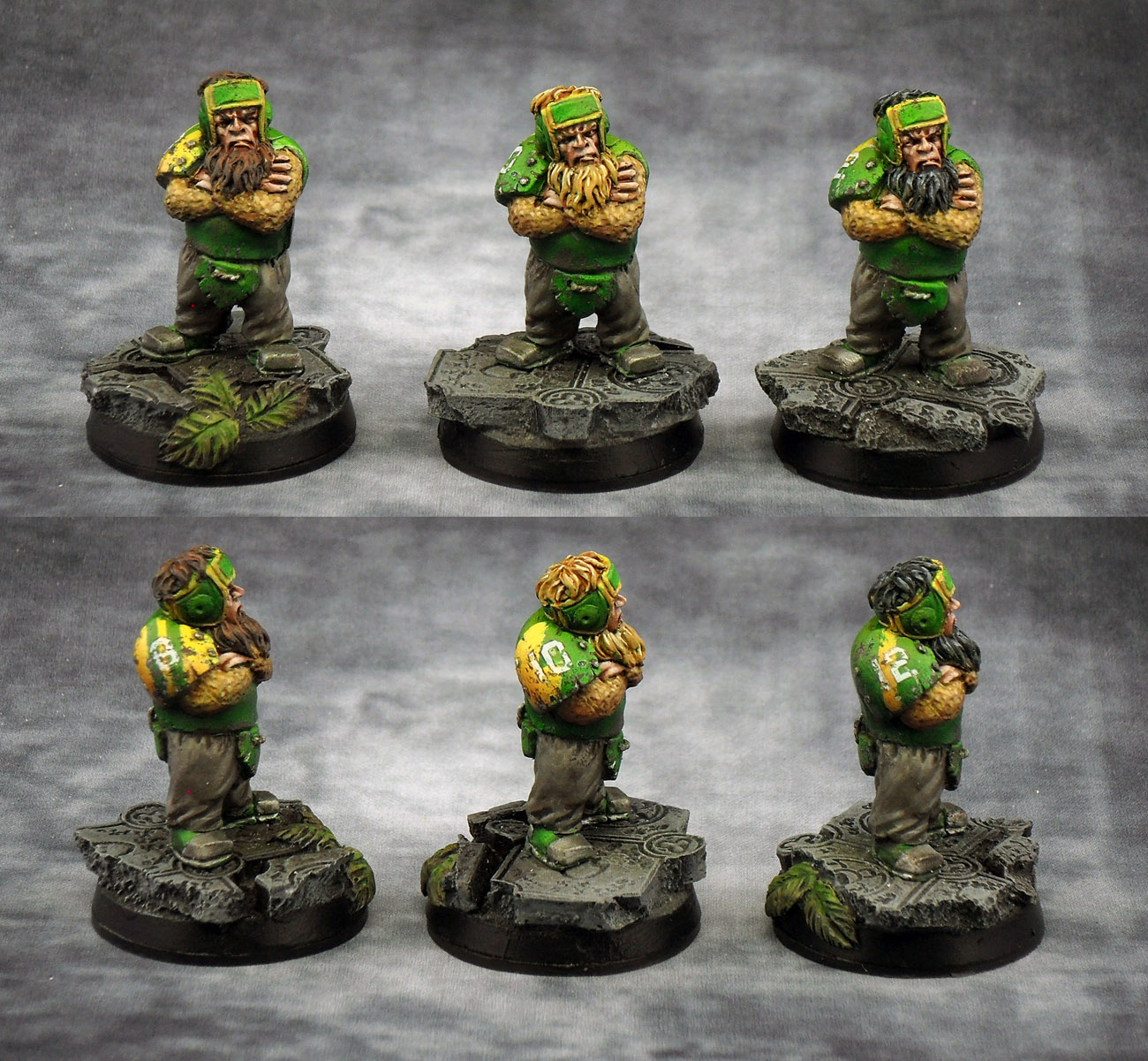 Bloqueurs nains 02 dwarf Bloodbowl Scibor Fenriscorp