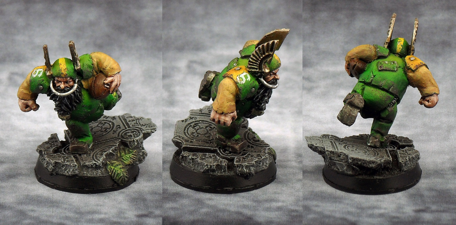 Coureur nain 01 dwarf Bloodbowl Scibor Fenriscorp