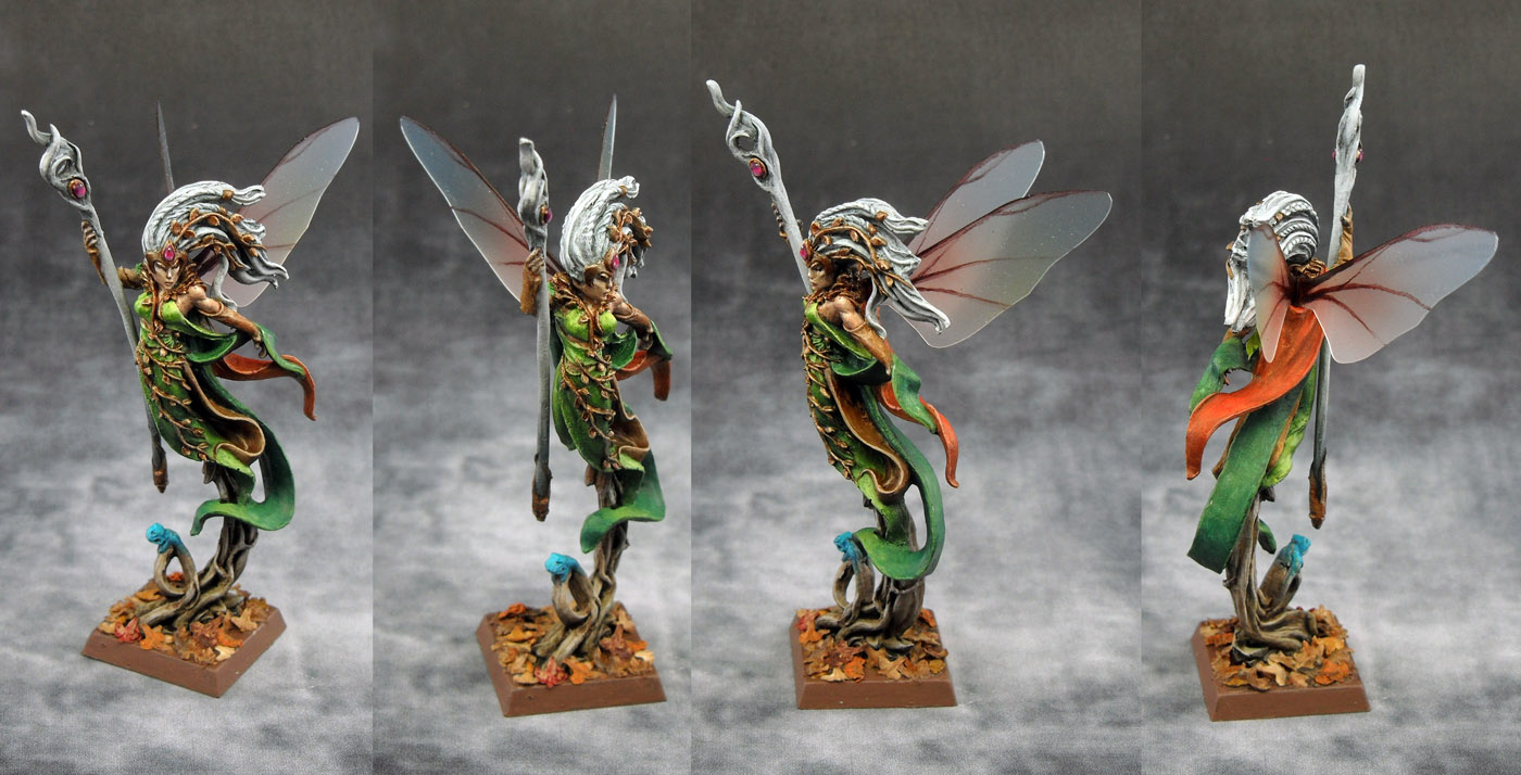 Enchanteresse elfe sylvain wood elves spellweaver warhammer fenriscorp