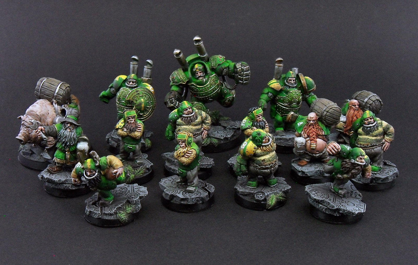 Equipe nains Complete Dwarf Team Bloodbowl Scibor Fenriscorp