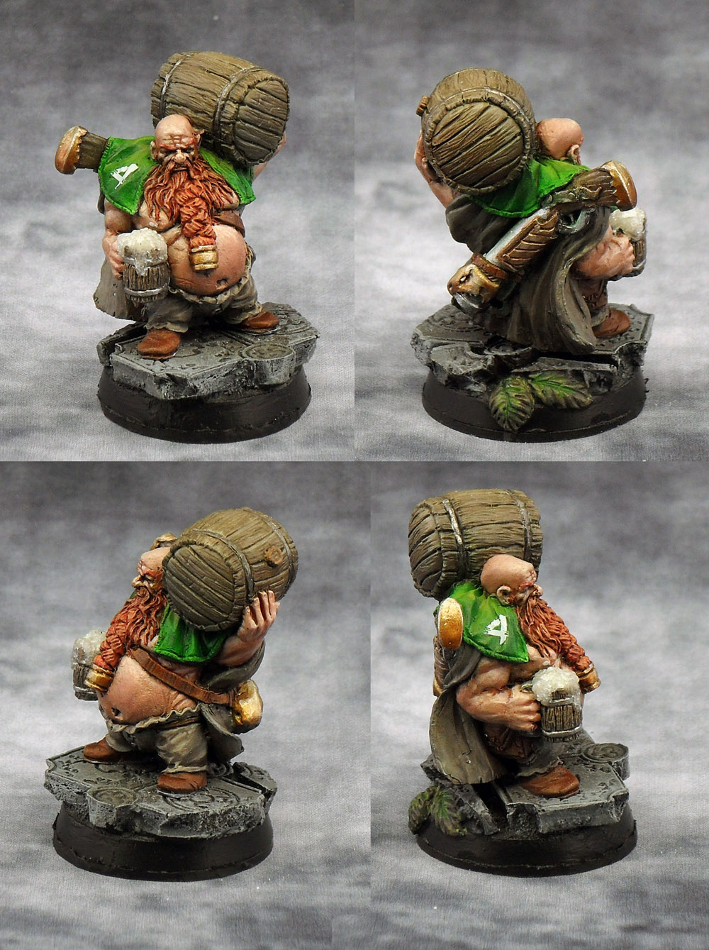 Tueur nain 01 dwarf Bloodbowl Scibor Fenriscorp