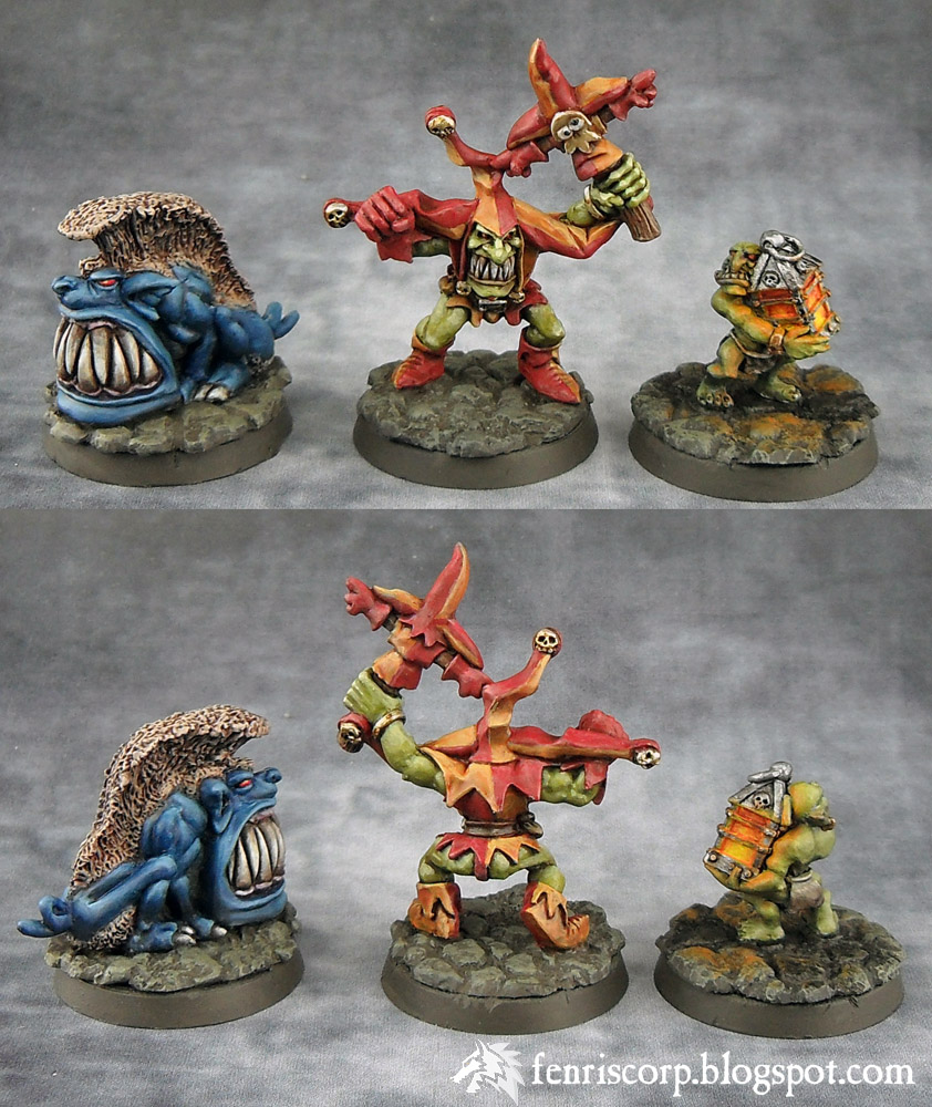 Warhammer quest donjon Gubbinz Growler Bogoff snotling mascotte Fenriscorp